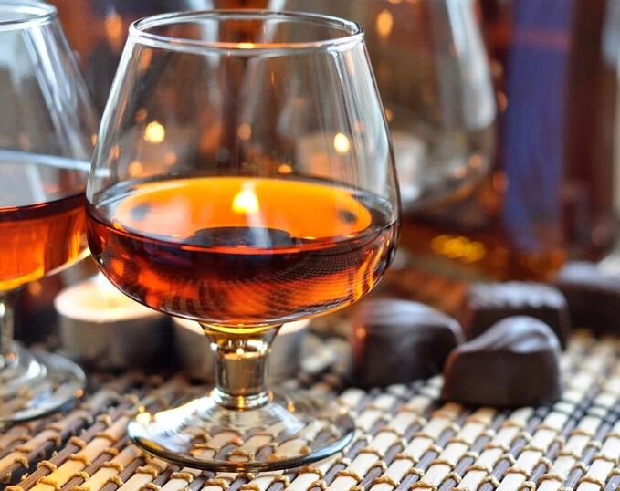 Cognac pour éliminer les parasites du corps