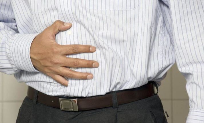 Douleurs abdominales dues aux parasites