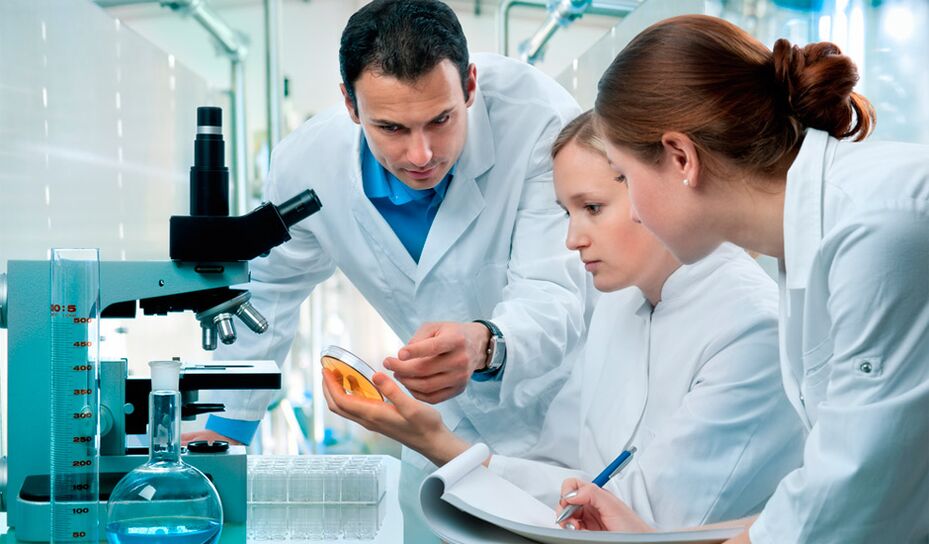 Diagnostic de la présence de parasites dans le corps